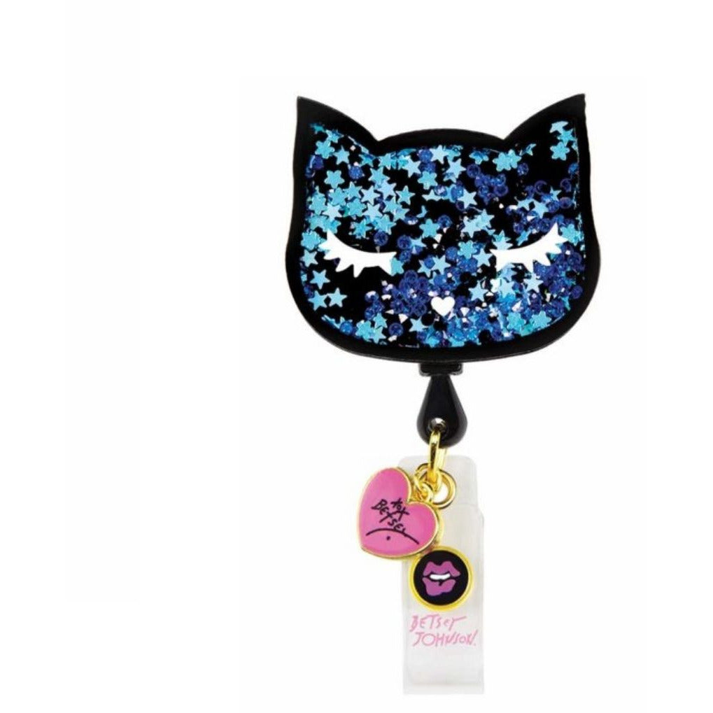 Koi Betsey Johnson Retractable Badge Reel - Cat (OS)