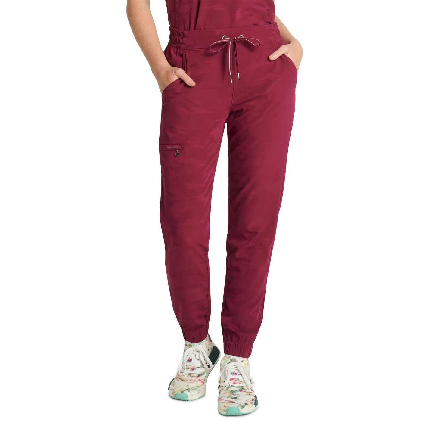 WINE HEALING HANDS CAMO JOGGER