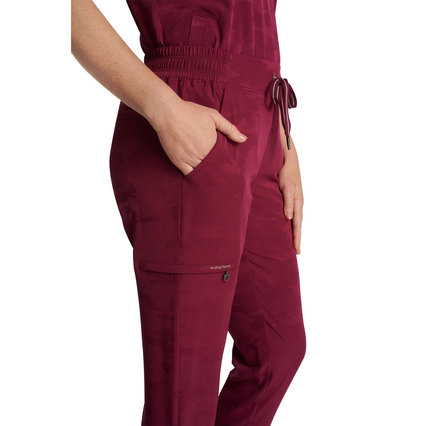 WINE HEALING HANDS CAMO JOGGER