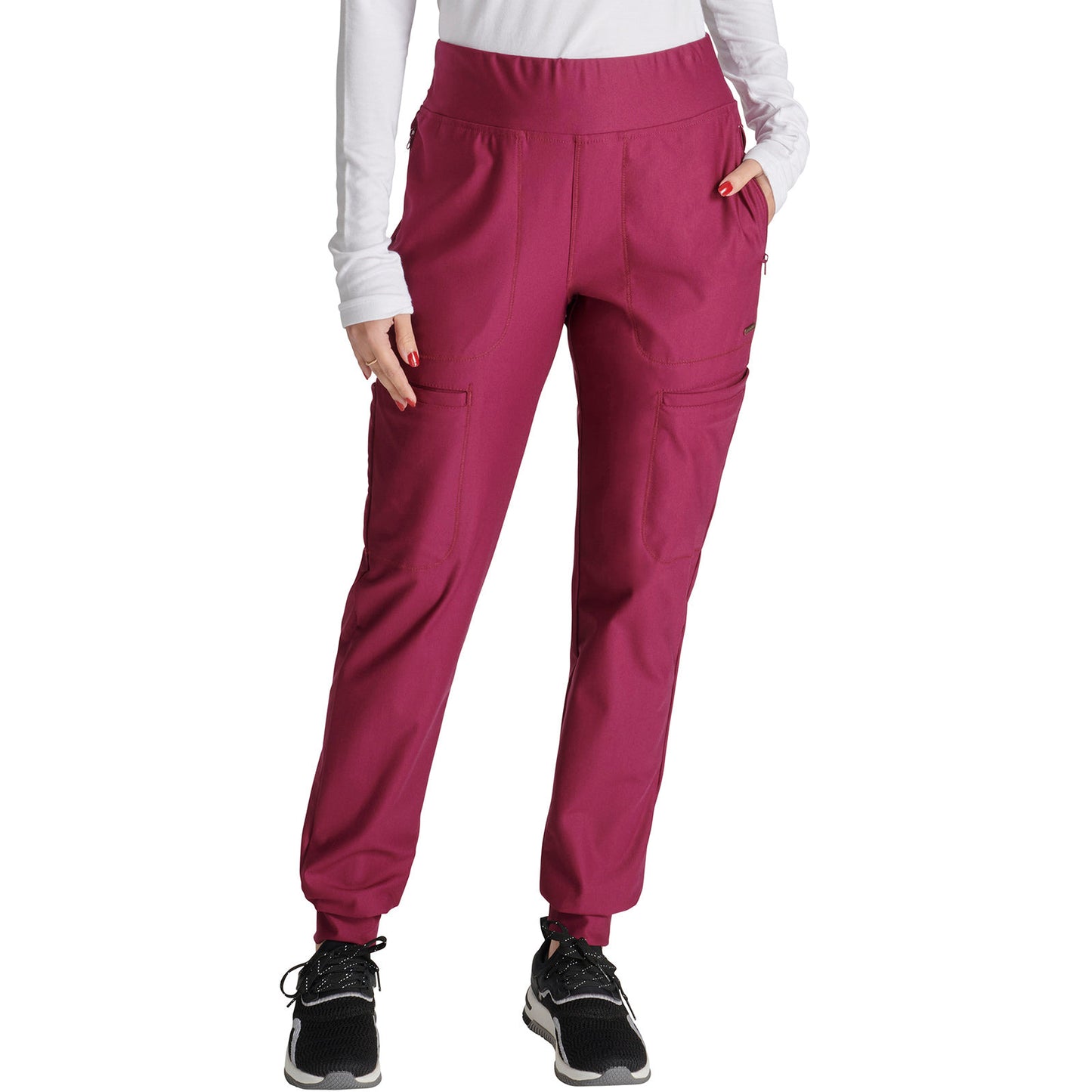 WINE MID-RISE FORM JOGGER