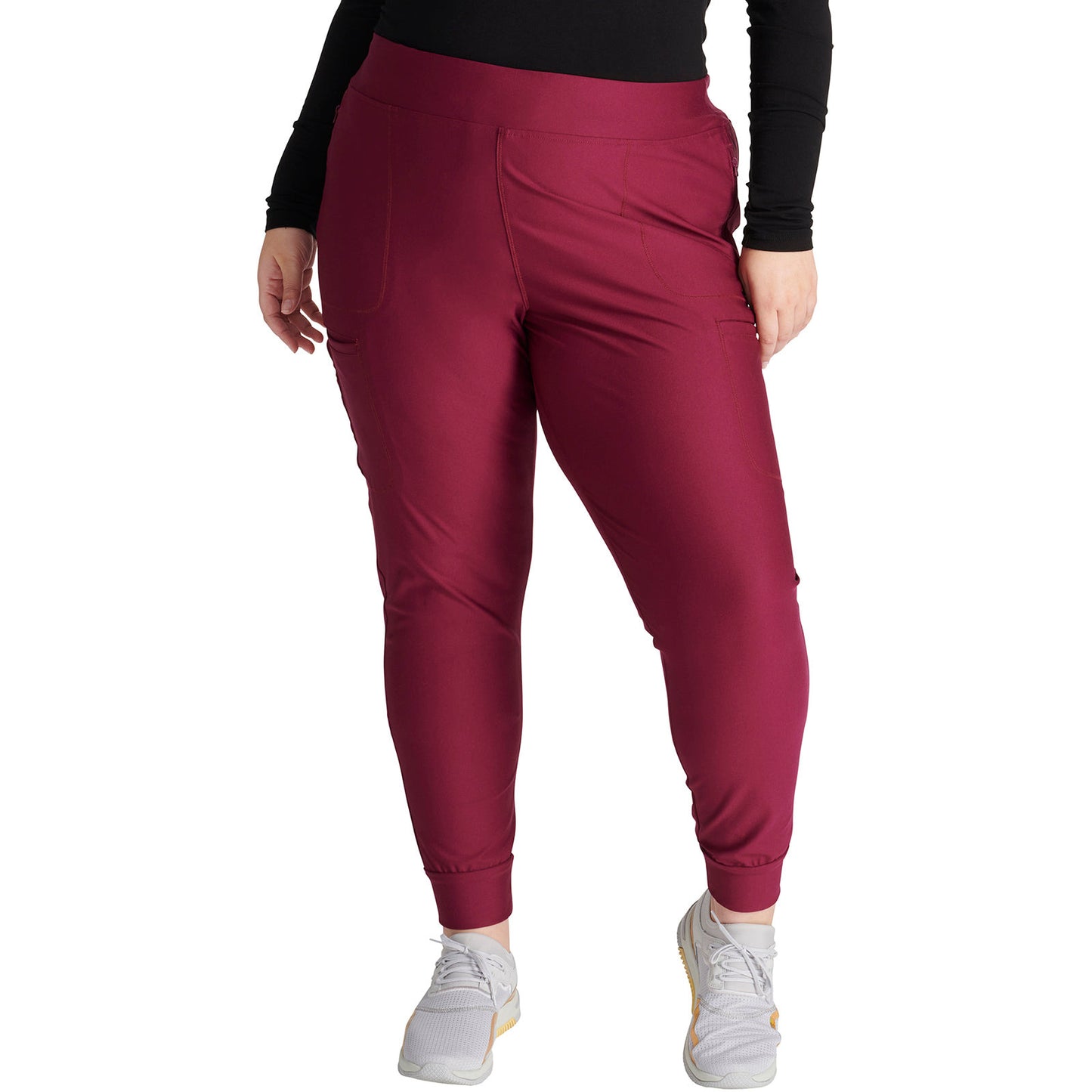 WINE MID-RISE FORM JOGGER