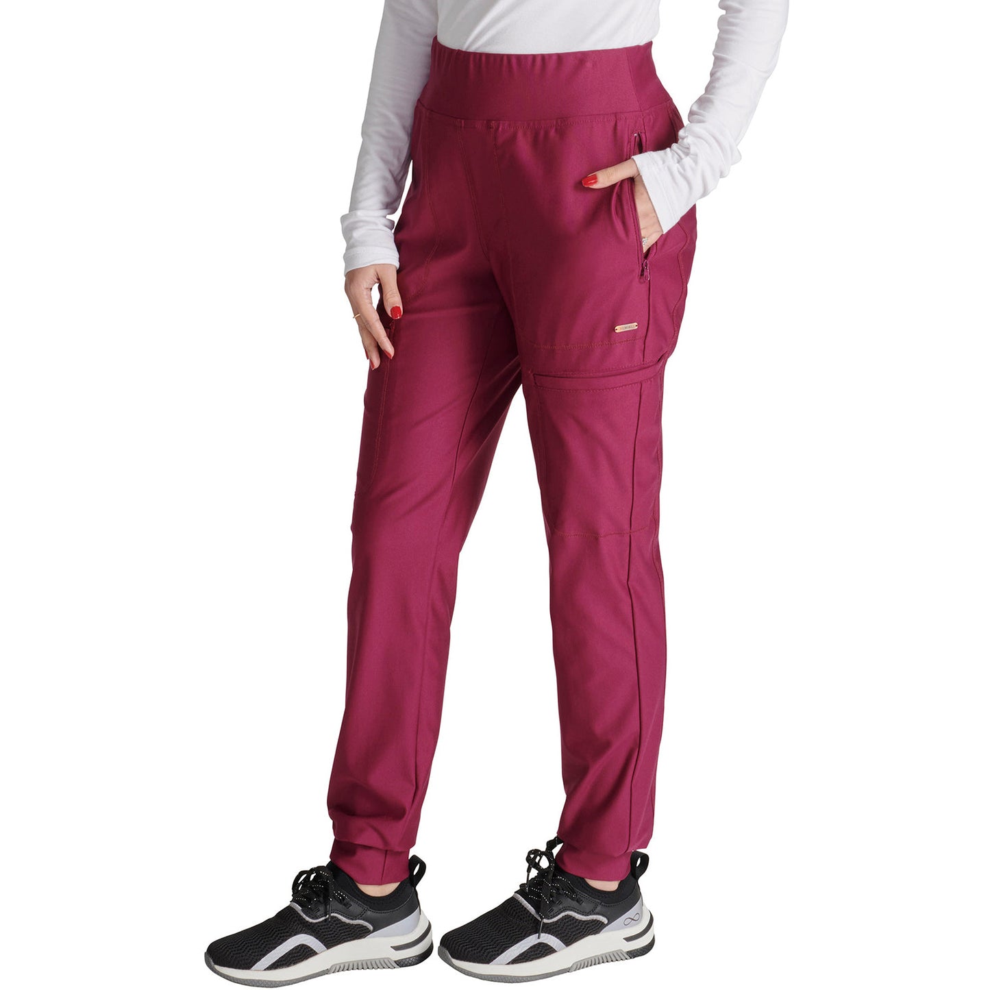 WINE MID-RISE FORM JOGGER