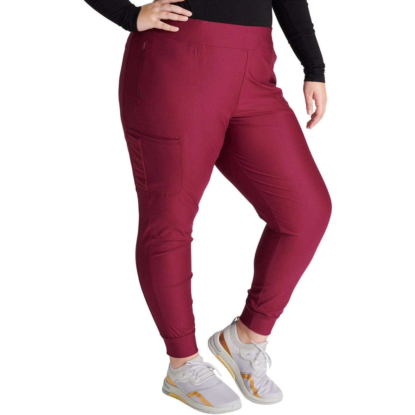 WINE MID-RISE FORM JOGGER