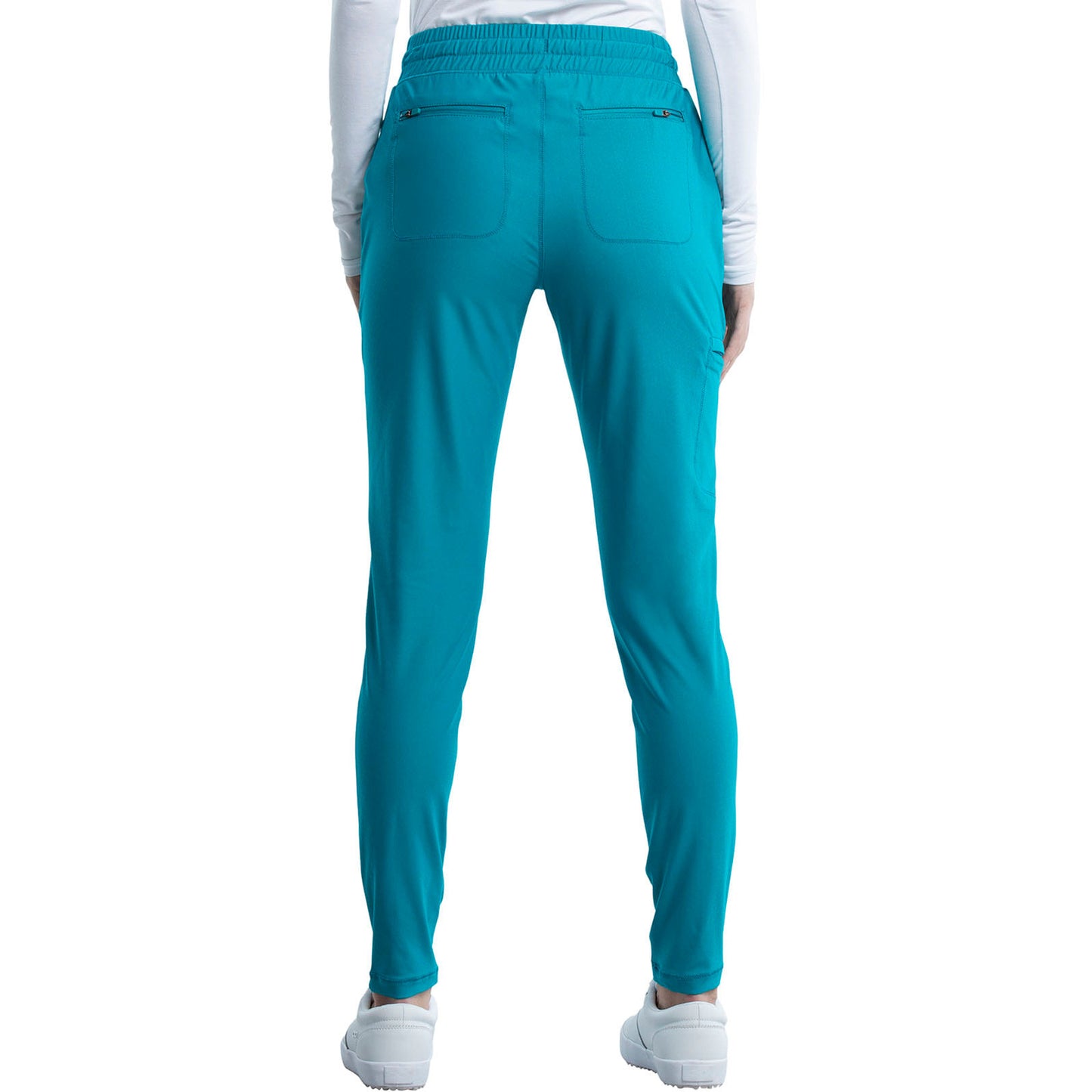 TEAL BLUE FORM TAPERED LEG PANT