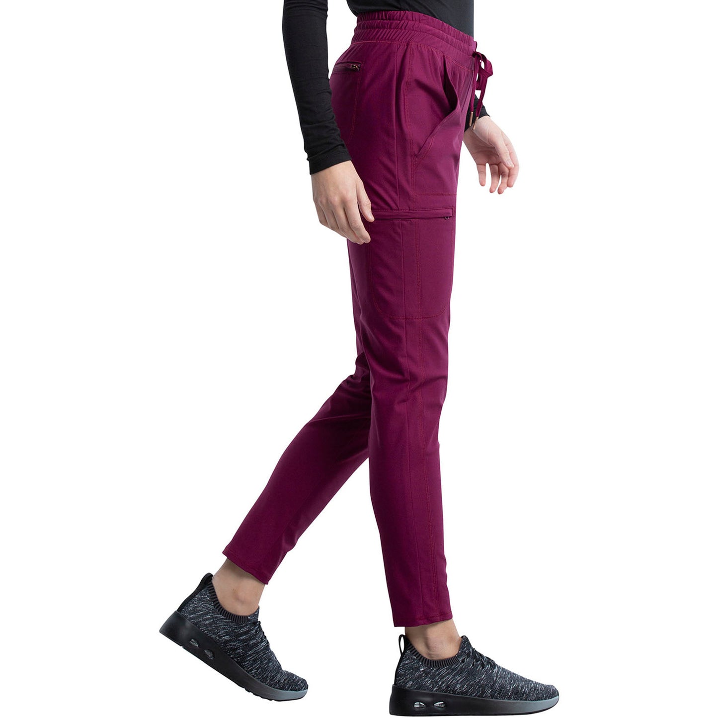 WINE FORM TAPERED LEG PANT