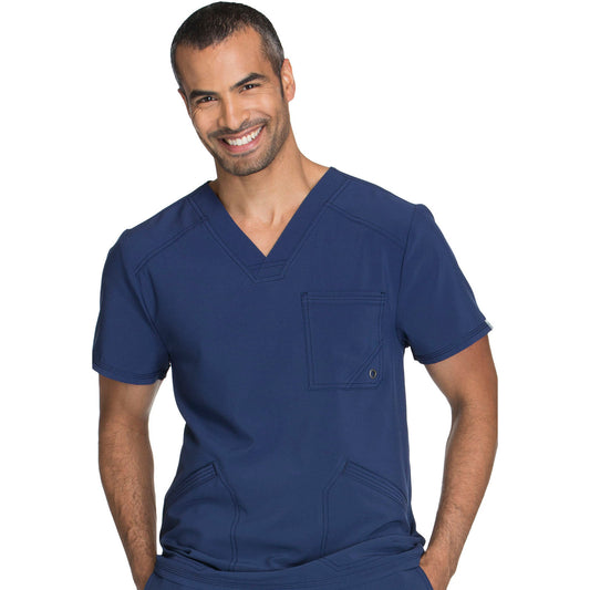 MENS INFINITY NAVY V-NECK TOP