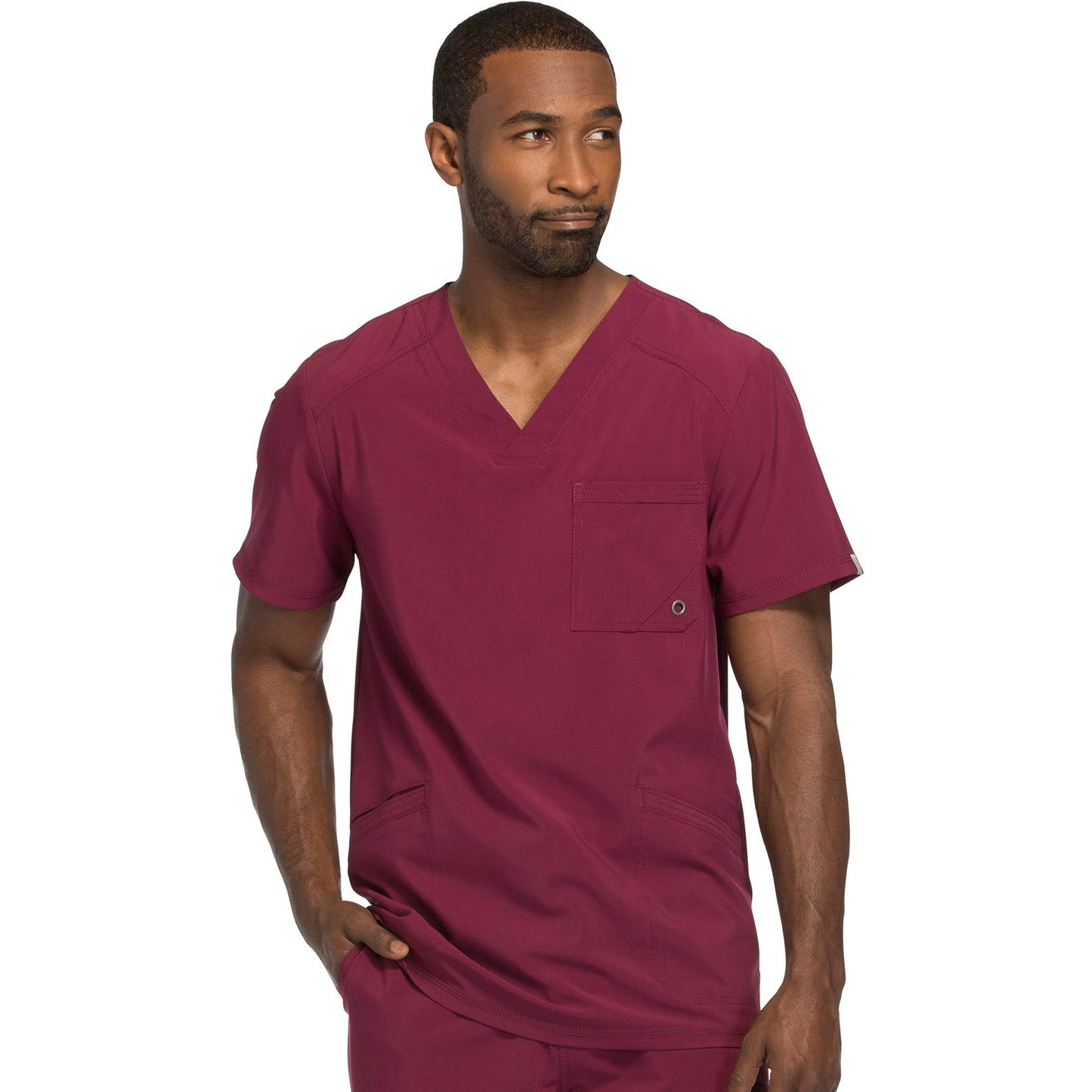 MENS INFINITY WINE V-NECK TOP